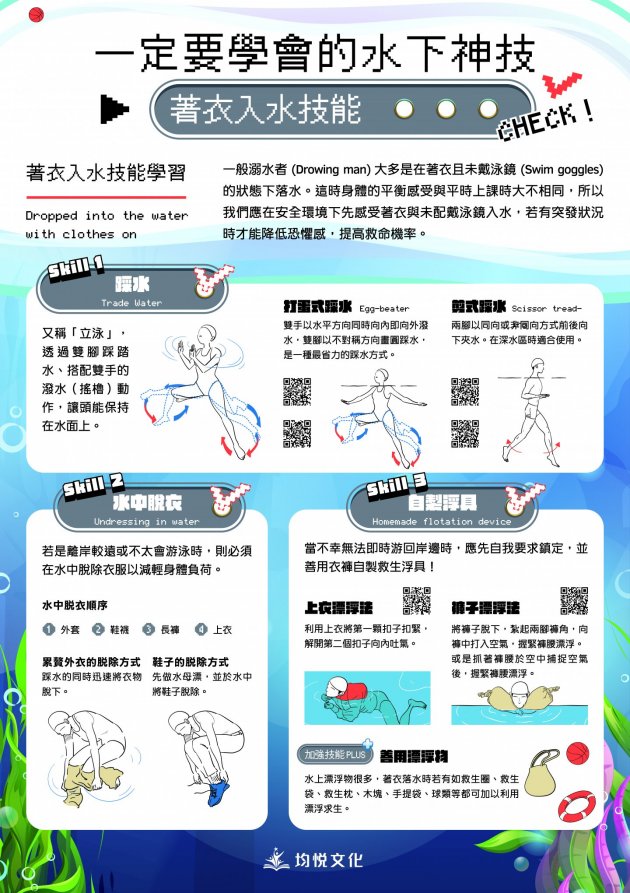 一定要會的水下神技－著衣入水